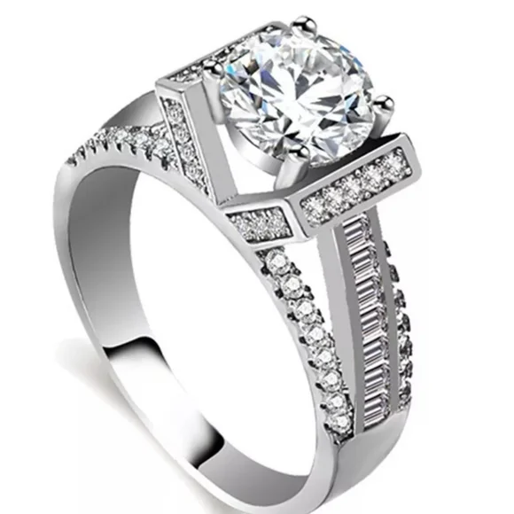 🎀925 Luxury Nobel Diamond Ring - Picture 1 of 6